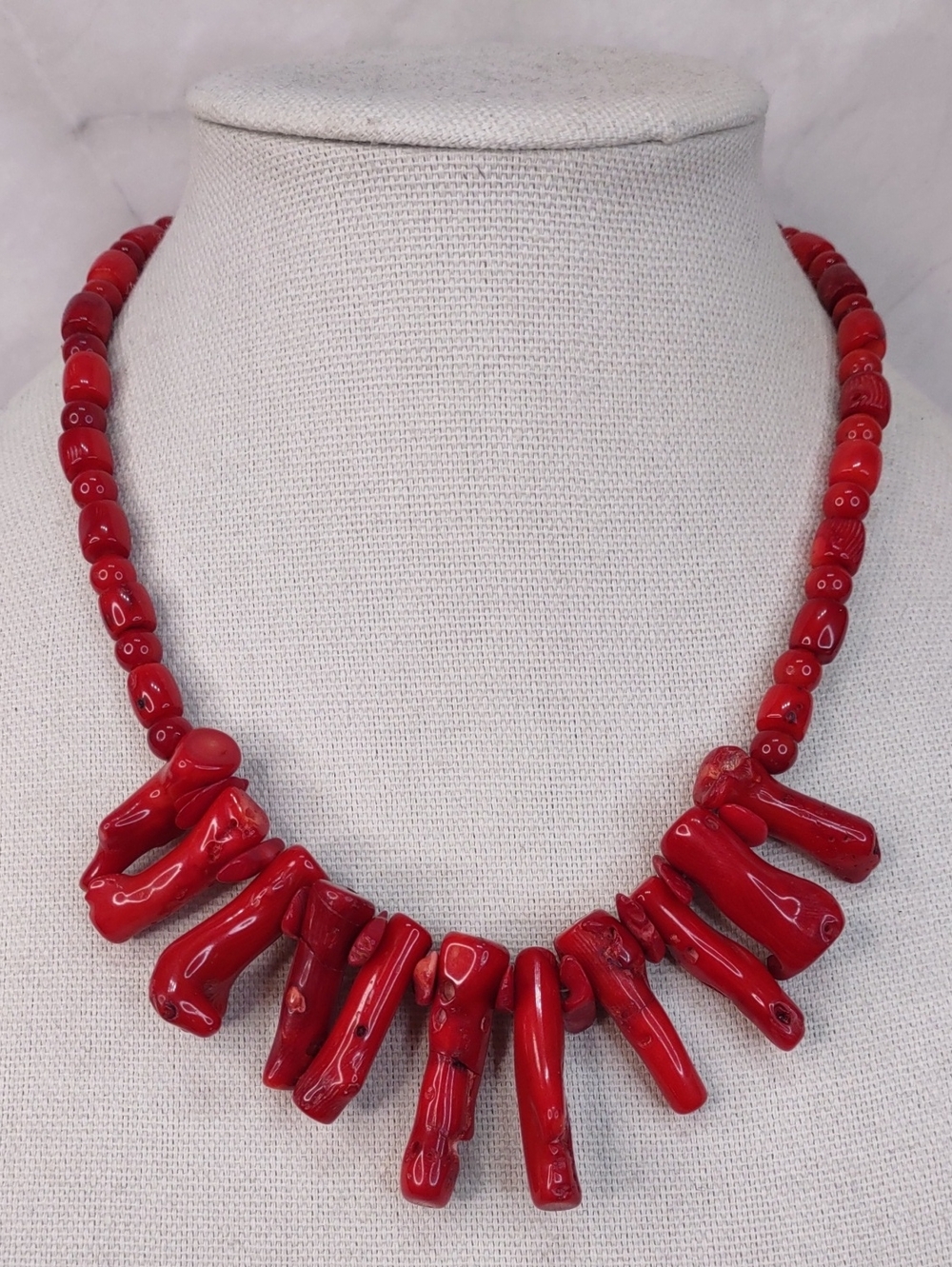 Bamboo Coral Necklace